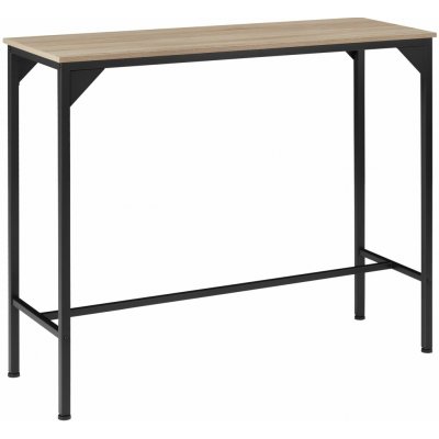 tectake Kerry 120 x 40 x 100,5cm Industrial světlé dřevo dub Sonoma – Sleviste.cz