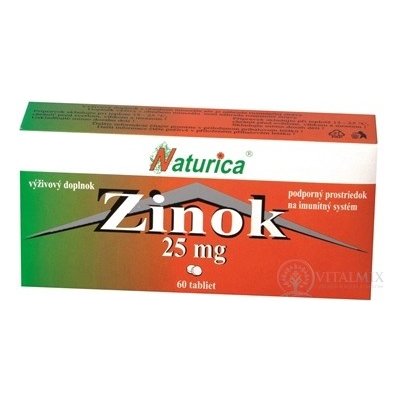 Naturica ZINEK 25 mg 60 tablet