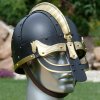 Karnevalový kostým Krutský Vikinská luxusní helma Gyllir s mosazným zdobením