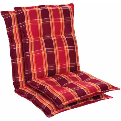 Blumfeldt Prato, čalouněná podložka, podložka na židli, podložka na nižší polohovací křeslo, na zahradní židli, polyester, 50 x 100 x 8 cm, 2 x podložka (CPT10_10221409-2_)