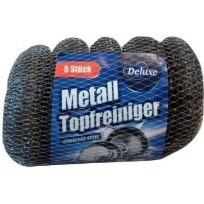 Deluxe Topfreiniger Metall drátěné houbičky 5 ks – Hledejceny.cz