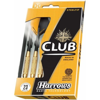 Harrows Club Brass steel 23g R – Zboží Mobilmania