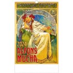 Nástěnný Alfons Mucha 2023 – Zboží Dáma