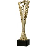 Plastová trofej Zlatá Výška: 41 cm – Zboží Dáma