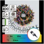 Aigostar B.V. LED Venkovní vánoční řetěz 400xLED/8 funkcí 13m IP44 multicolor B10303JT2 – Hledejceny.cz