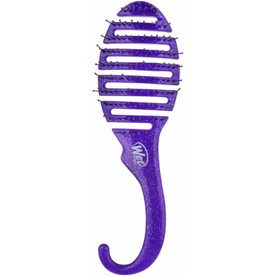 Wet Brush Shower Detangler kartáč na vlasy Purple Glitter – Sleviste.cz