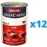 Animonda GranCarno Adult Beef 12 x 800 g – Hledejceny.cz