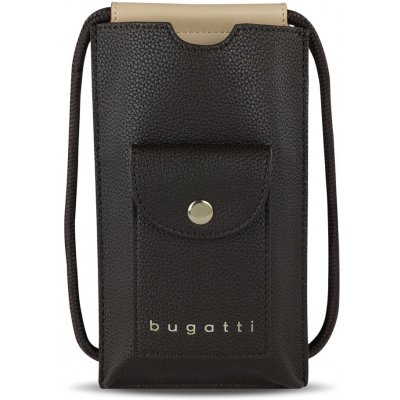 Bugatti crossbody kabelka na mobil ELLA tmavě hnědé