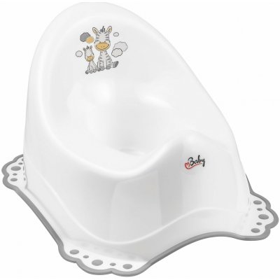Maltex nočník protiskluzový Zebra White/Grey – Zboží Dáma