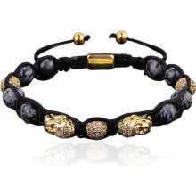 Linda's Jewelry korálkový Buddha GLD INR193