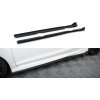 Nárazník Maxton Design difuzory pod boční prahy s křidélky v.5 pro Ford Fiesta ST Mk7, černý lesklý plast ABS, ST-Line