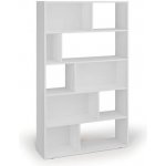 B2B Partner Knihovna CASCADE, 1766 x 1000 x 300 mm, bílá – Zboží Mobilmania