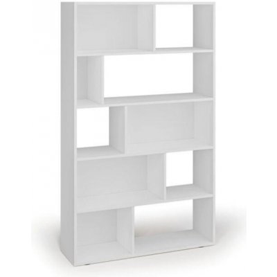 B2B Partner Knihovna CASCADE, 1766 x 1000 x 300 mm, bílá – Zboží Mobilmania