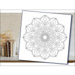 Radost v písku Šablona na pískování mandala OPORA 72 300 x 300 mm – Sleviste.cz