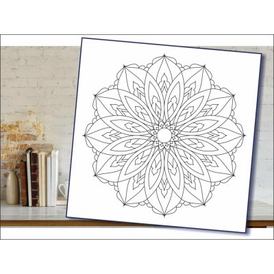 Radost v písku Šablona na pískování mandala OPORA 72 300 x 300 mm – Sleviste.cz