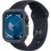 Obal a kryt k chytrým hodinkám SPIGEN RUGGED ARMOR APPLE WATCH 4 / 5 / 6 / 7 / 8 / 9 / SE 44 / 45 MM DARK GREY ACS07380