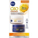 Nivea Q10 Energy Energizující denní a noční krém proti vráskám 2 x 50 ml dárková sada – Zboží Dáma