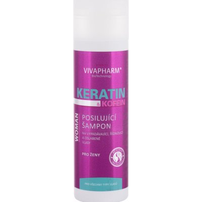 VivaPharm Keratinový šampon s kofeinem 200 ml – Zboží Mobilmania