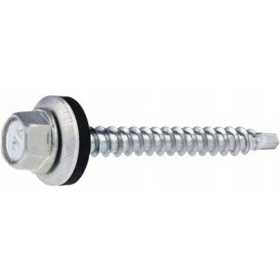 Samořezný střešní farmářský šroub KLIMAS 4,8 x 100 mm bez laku s podložkou EPDM (100 ks/bal) – Hledejceny.cz