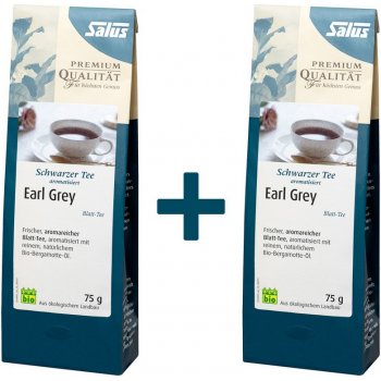 Salus Bio Earl Grey aromatizovaný černý čaj s přírodním Bergamotem sypaný 75 g