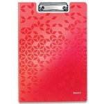 Leitz Wow A4 zavírací deska s klipem červená – Hledejceny.cz