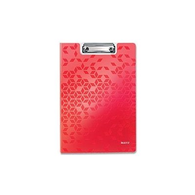 Leitz Wow A4 zavírací deska s klipem červená – Zboží Mobilmania