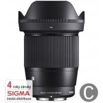 SIGMA 16mm f/1.4 DC DN Contemporary Canon M – Hledejceny.cz