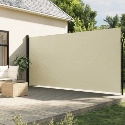 vidaXL Zatahovací boční markýza 200 x 300 cm krémová – HobbyKompas.cz