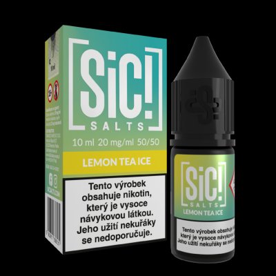 Sic!Salts Salt Lemon Tea Ice 10 ml 20 mg – Zboží Mobilmania