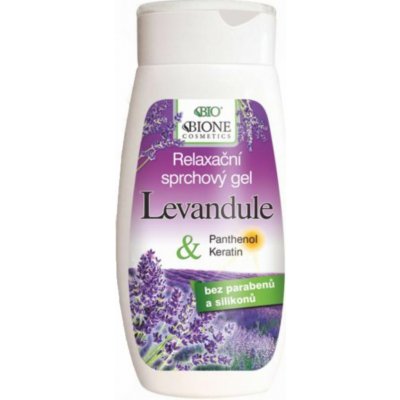 BC Bione Cosmetics sprchový gel Levandule & Panthenol a Keratin 260 ml – Hledejceny.cz