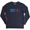 Pánské Tričko Nirvana Long Sleeve T-Shirt: Angelic Gradient back Sleeve Print