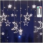Aigostar LED Ven. ván. řetěz 120xLED 6W 230V 8 funkcí 3x0,6m IP44 stud bíláDO B10303S6V – Hledejceny.cz