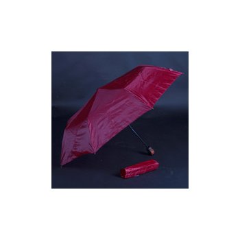 Jednobarevný skládací deštník Lejla bordó