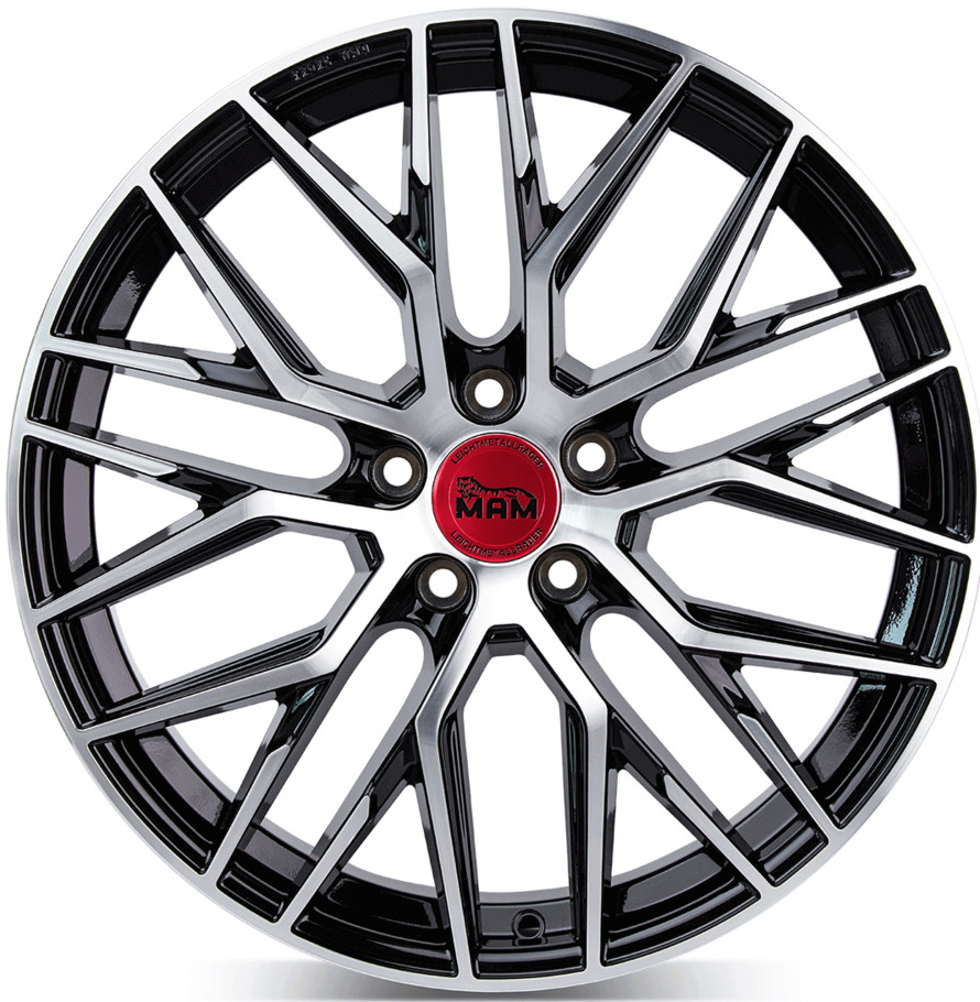 MAM RS4 8x18 5x112 ET30 black polished