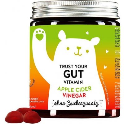 Bears With Benefits Trust your gut vitamin mit Apple Cider Vinegar sugarfree 60 ks – Zboží Mobilmania