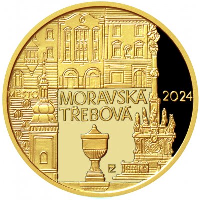 Česká mincovna Moravská Třebová 5000 Kč 2024 zlatá mince PROOF 1/2 oz – Zboží Dáma