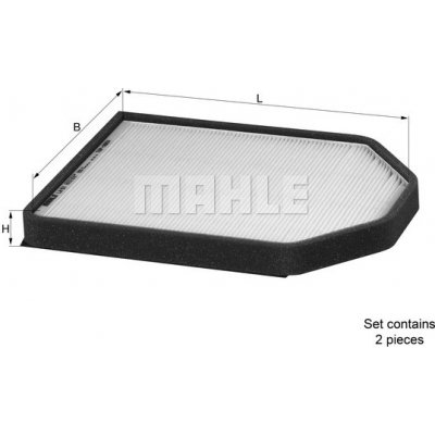 MAHLE ORIGINAL Filtr, vzduch v interiéru LA51S – Hledejceny.cz