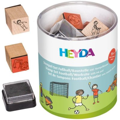 Heyda Dřevěná tiskátka Stavba fotbal – Hledejceny.cz