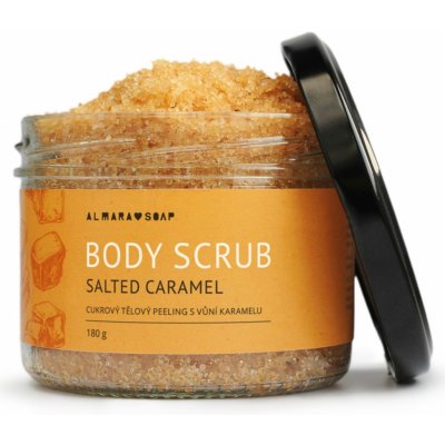 Almara Soap přírodní tělový peeling Salted Caramel 180 g – Zboží Dáma