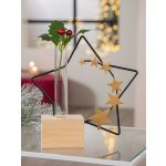 Gilde Váza Star Golden Stars, 21 cm – Hledejceny.cz