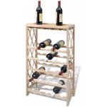 Stojan na víno na 25 lahví masivní jedlové dřevo 241068 – Zboží Mobilmania