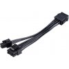 PC kabel Akasa AK-CBPW22-15 8pin na 8 + 4pin napájecí kabel 15 cm