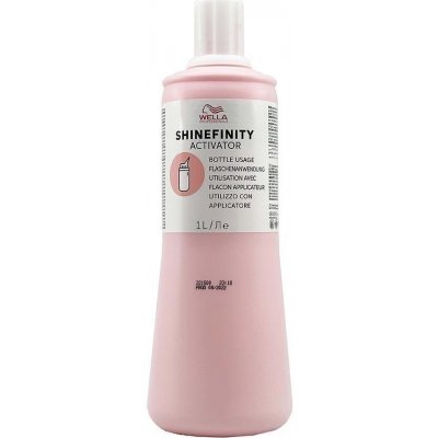 Wella Professionals Shinefinity Bottle Activator 2% Oxidační krém k barvám Shinefinity 1000 ml – Zboží Mobilmania