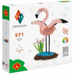 Alexander Kreativní 3D origami plameňák