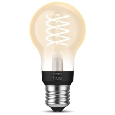 Philips HUE-WHITE filam.žárovka A60 7.2W/NIL E27 2100K 580lm Dim 15Y˙ – Zboží Mobilmania