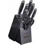 Sada 8 kuchyňských nožů Orient Origin ocel X50 Ultra+ černé rukojeti – Zboží Mobilmania