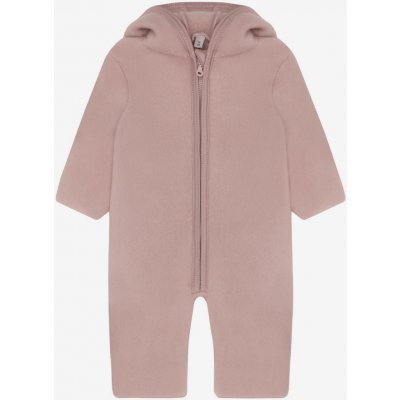HutteliHut Kombinéza z merino vlny s oušky Mahogany Rose – Zboží Mobilmania
