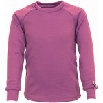 Crawler Merino tričko dlouhý rukáv kulatý výstřih dětské Vřesová – Zboží Mobilmania