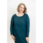 Italy fashion Mikinošaty LIVIA Tmavě zelená – Zboží Dáma