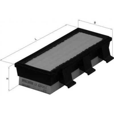 Vzduchový filtr MAHLE LX 824 – Hledejceny.cz